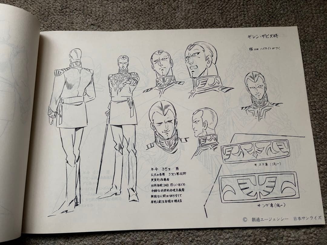 機動戦士ガンダム キャラクター設定集　ANIMEC