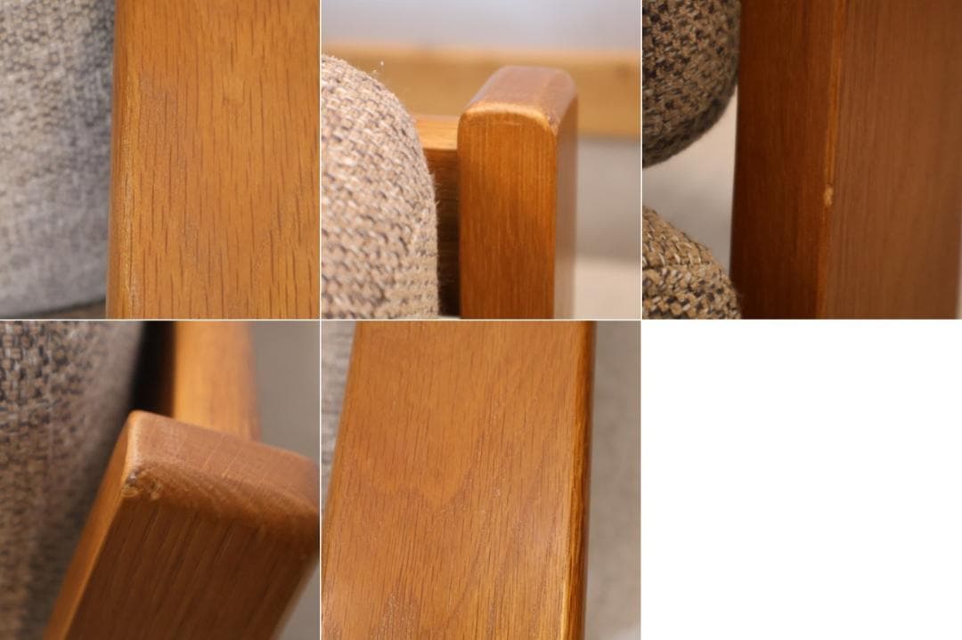 unico ウニコ VISKA オーク材 3シーターソファ 3人掛けソファ