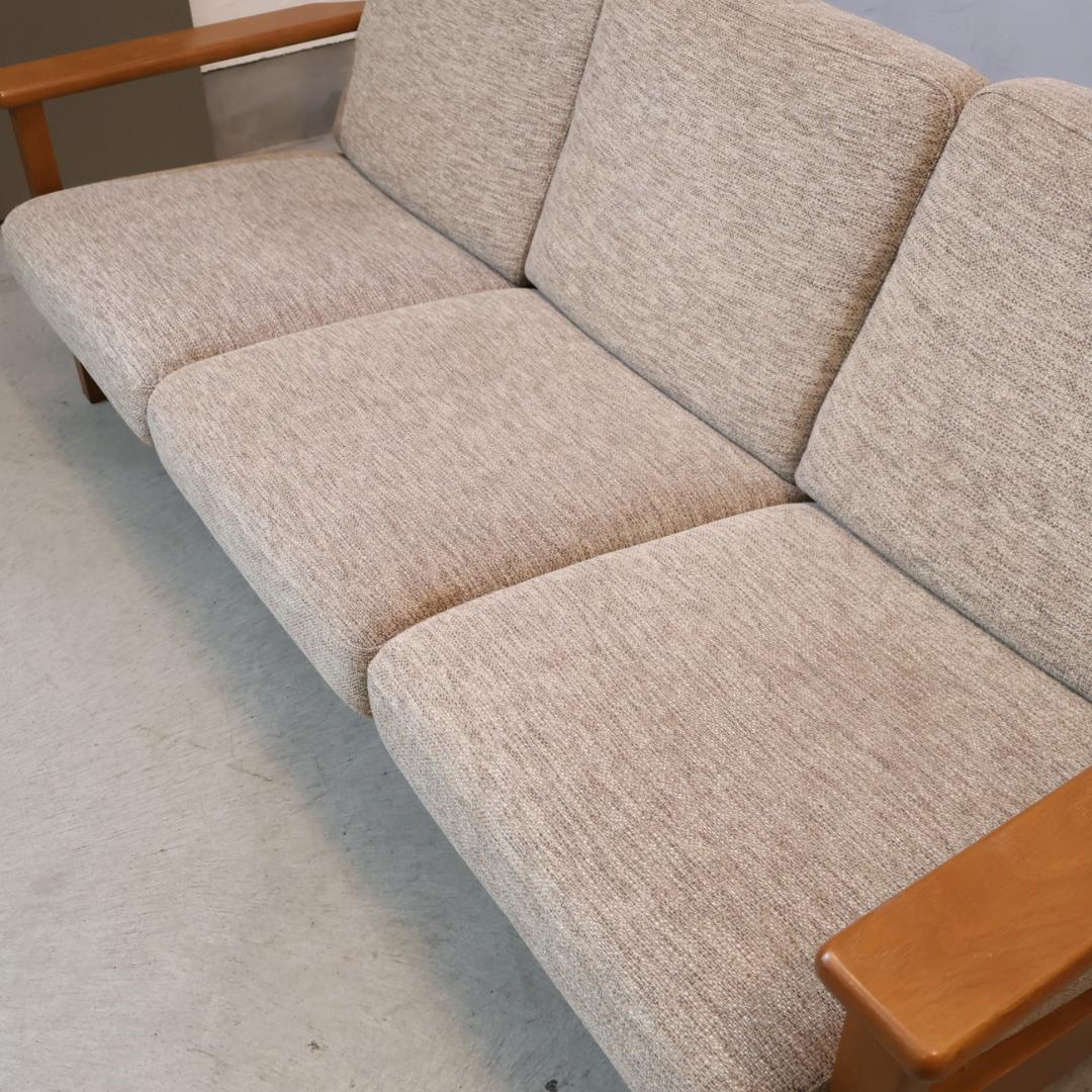 unico ウニコ VISKA オーク材 3シーターソファ 3人掛けソファ