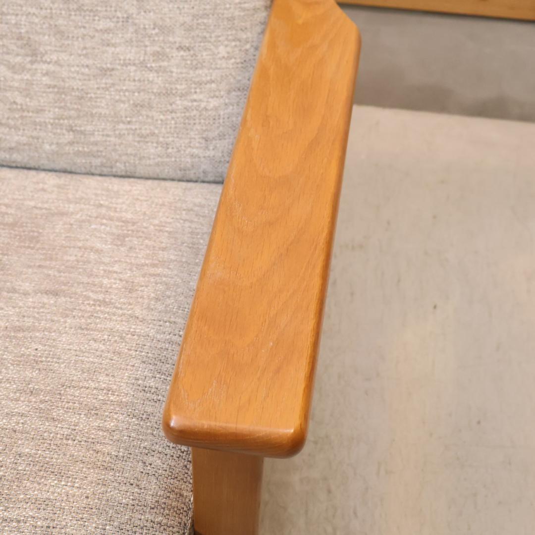 unico ウニコ VISKA オーク材 3シーターソファ 3人掛けソファ