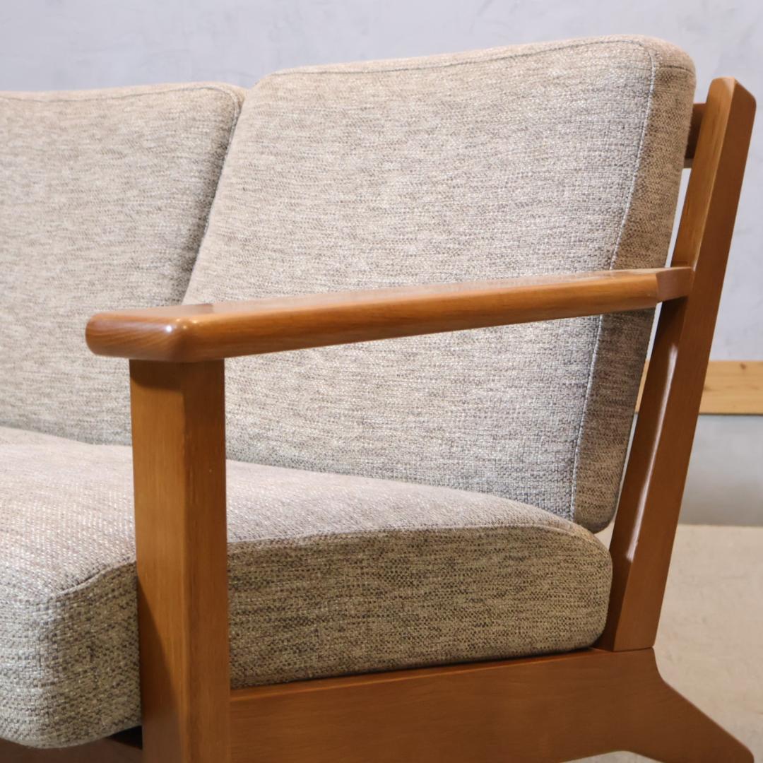 unico ウニコ VISKA オーク材 3シーターソファ 3人掛けソファ