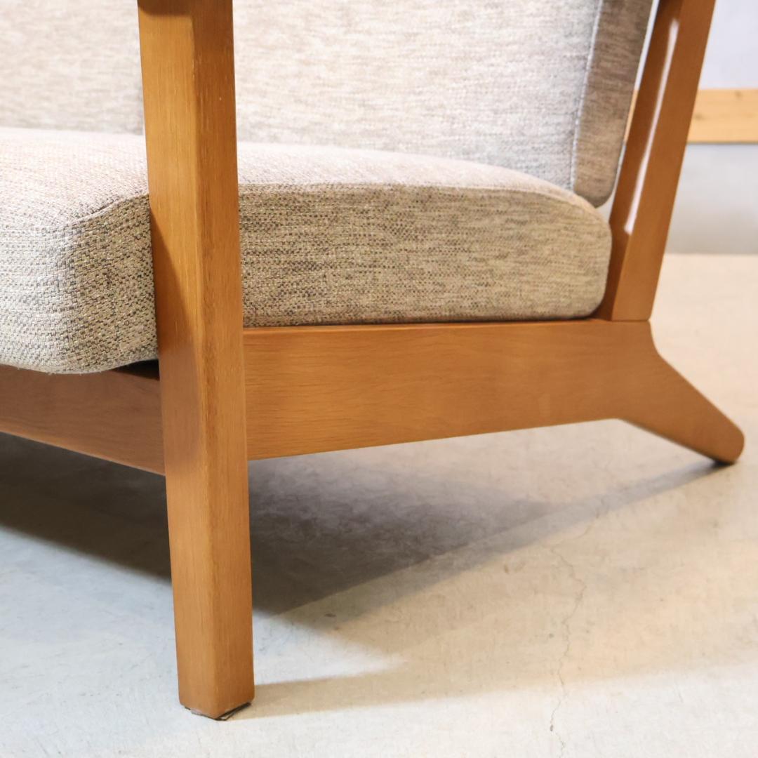 unico ウニコ VISKA オーク材 3シーターソファ 3人掛けソファ