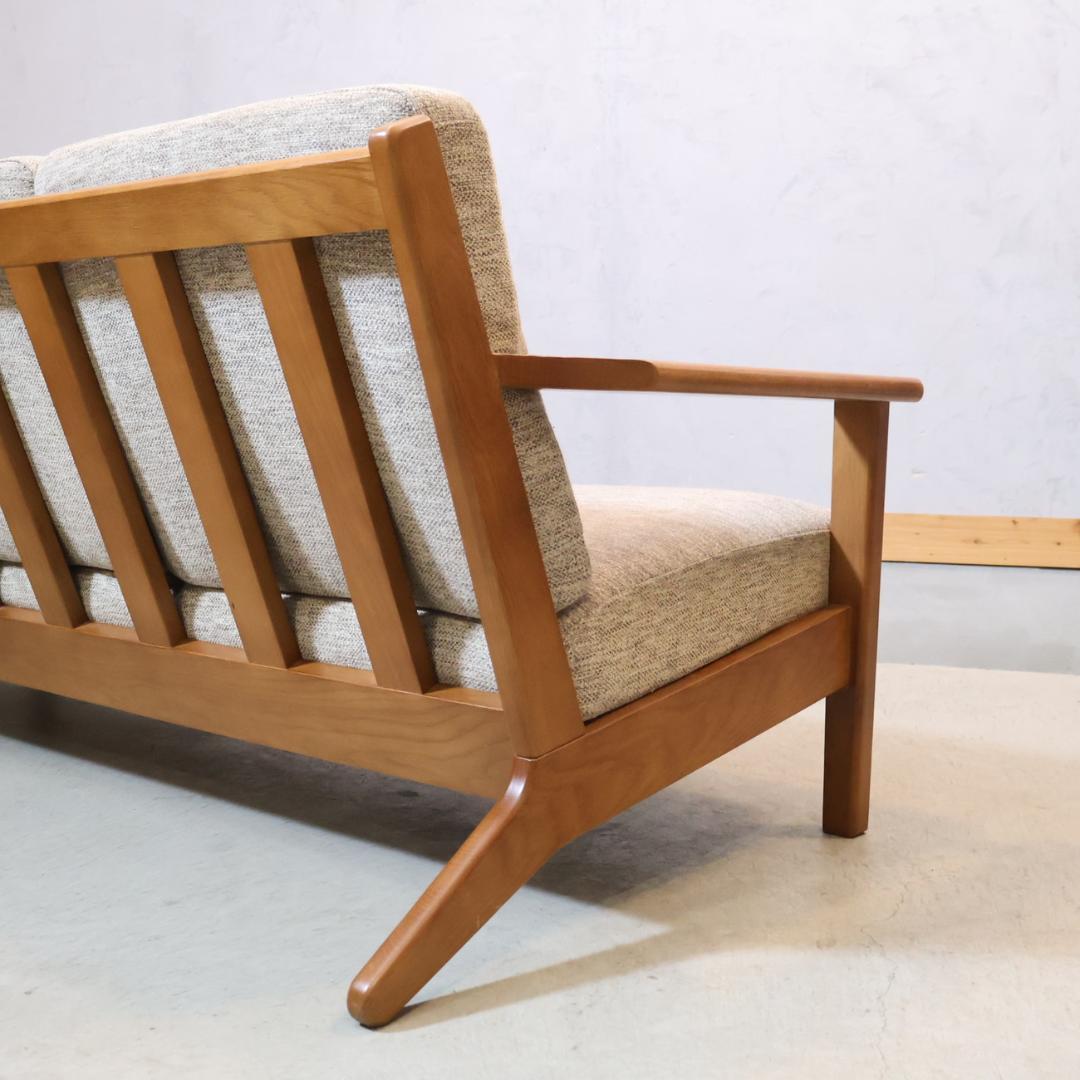 unico ウニコ VISKA オーク材 3シーターソファ 3人掛けソファ