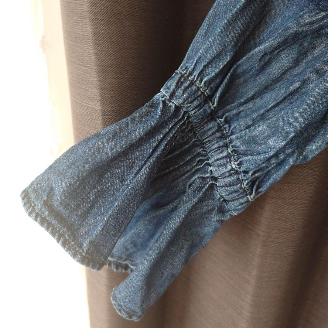 完売品　ジャーナルスタンダードレリューム　ライトデニムカラースタンドブラウス