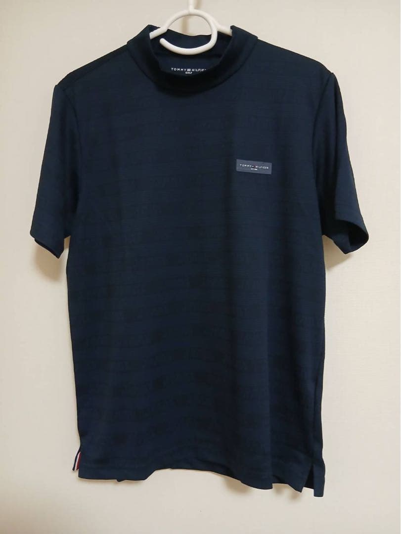 新品 トミー ヒルフィガーメンズ半袖モックネックシャツ