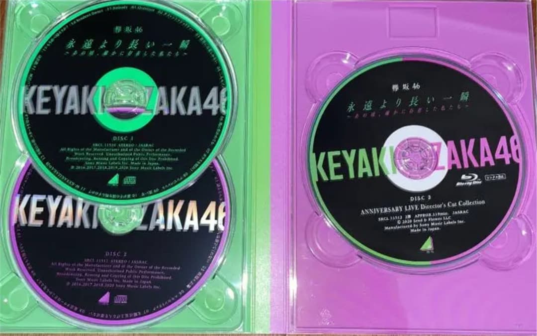 ミュージック Keyakizaka46's album and concert video.