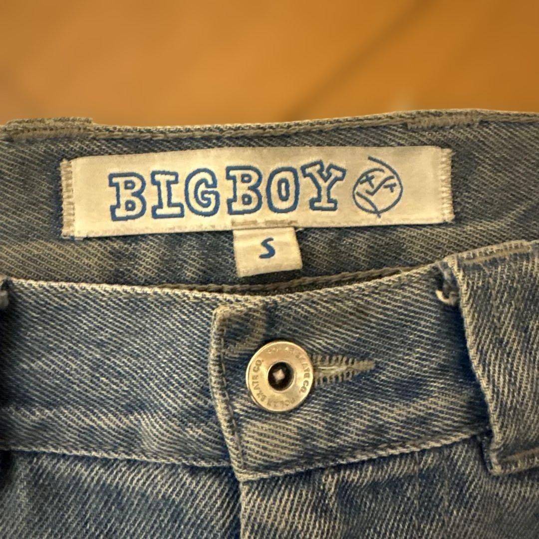 パンツ polar skate bigboy light blue denim