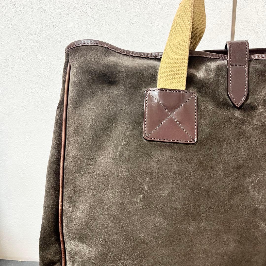 《Whitehouse Cox》スウェードトート 大容量