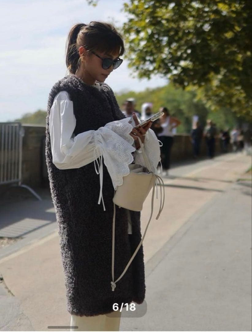 新品未使用　gypsohila Teddy Vest ベスト　ジレ