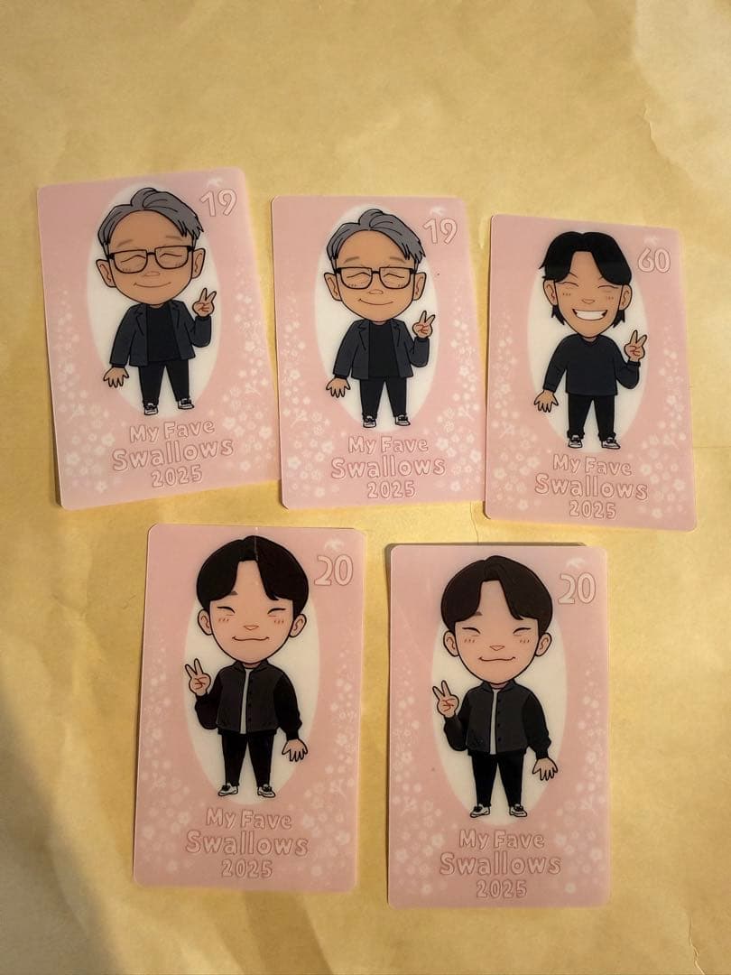 東京ヤクルトスワローズ 選手カード（バラ売り可能）