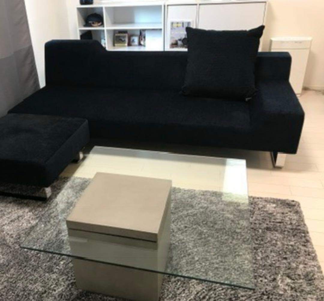 moda en casa FLYING table ガラステーブル コンクリート