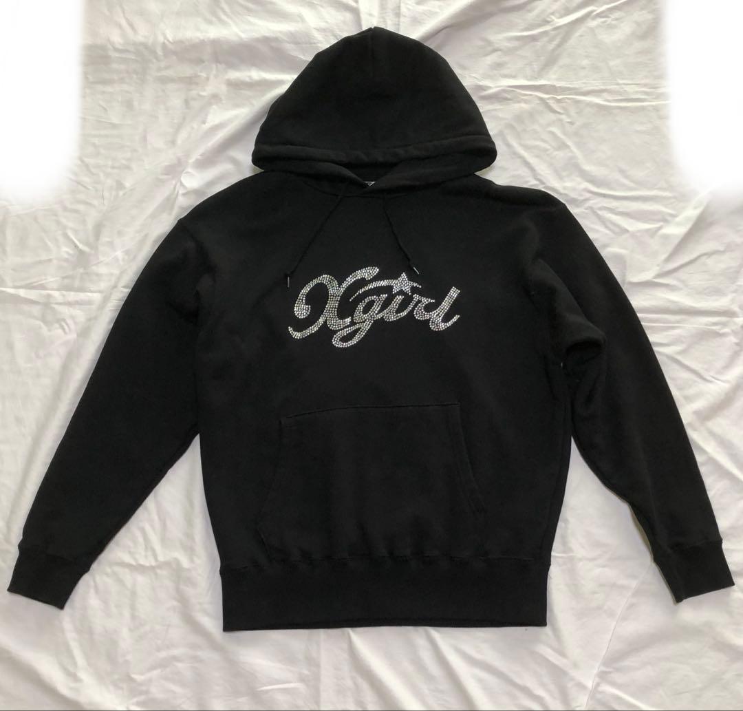 エックスガール　スターロゴスウェット　Sサイズ　黒 Hoodie