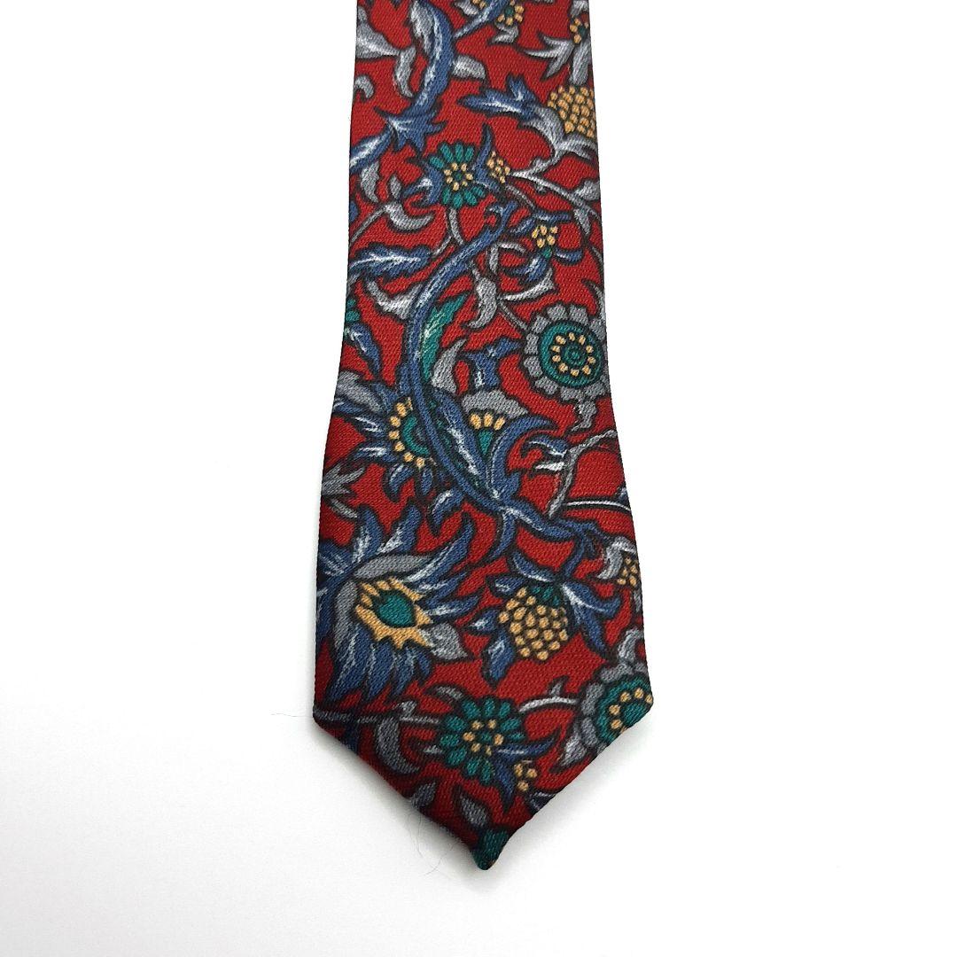 【GUCCI】グッチ ネクタイ 高級 イタリア製 ビジネス 花柄 上質 シルク