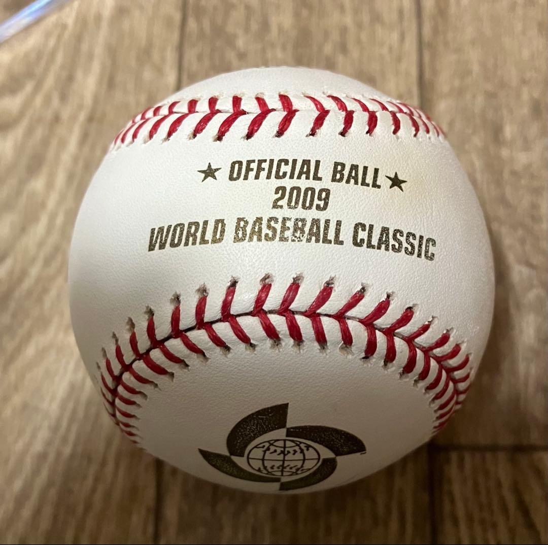 岩隈久志直筆サイン入り2009年 WBC公式ボール 証明書、写真、ケース付き
