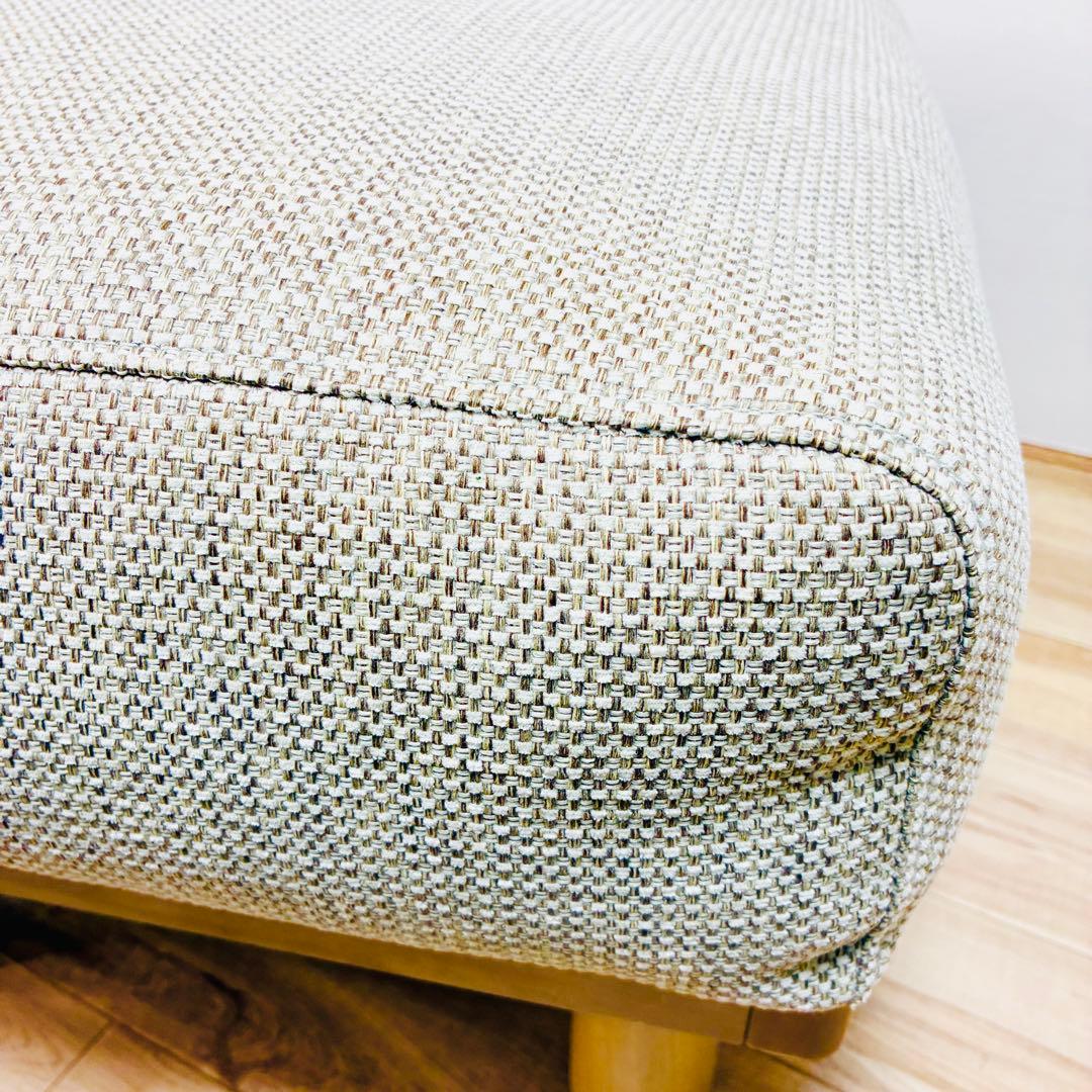 もっさん。【美品】無印良品　ゆったり座れるアームレスソファ用　オットマン