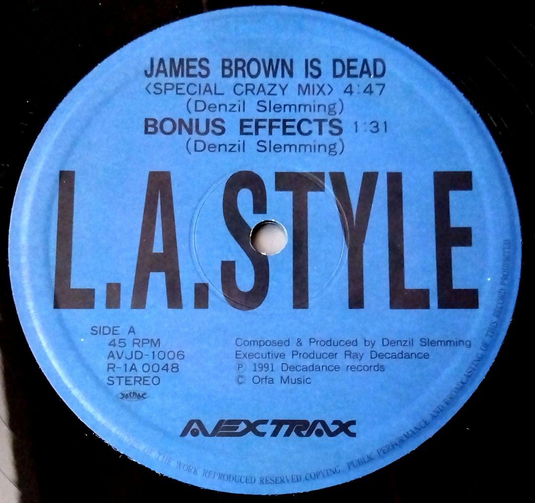 洋楽 avex12/45 JAMES BROWN IS DEAD L.A.STYLE