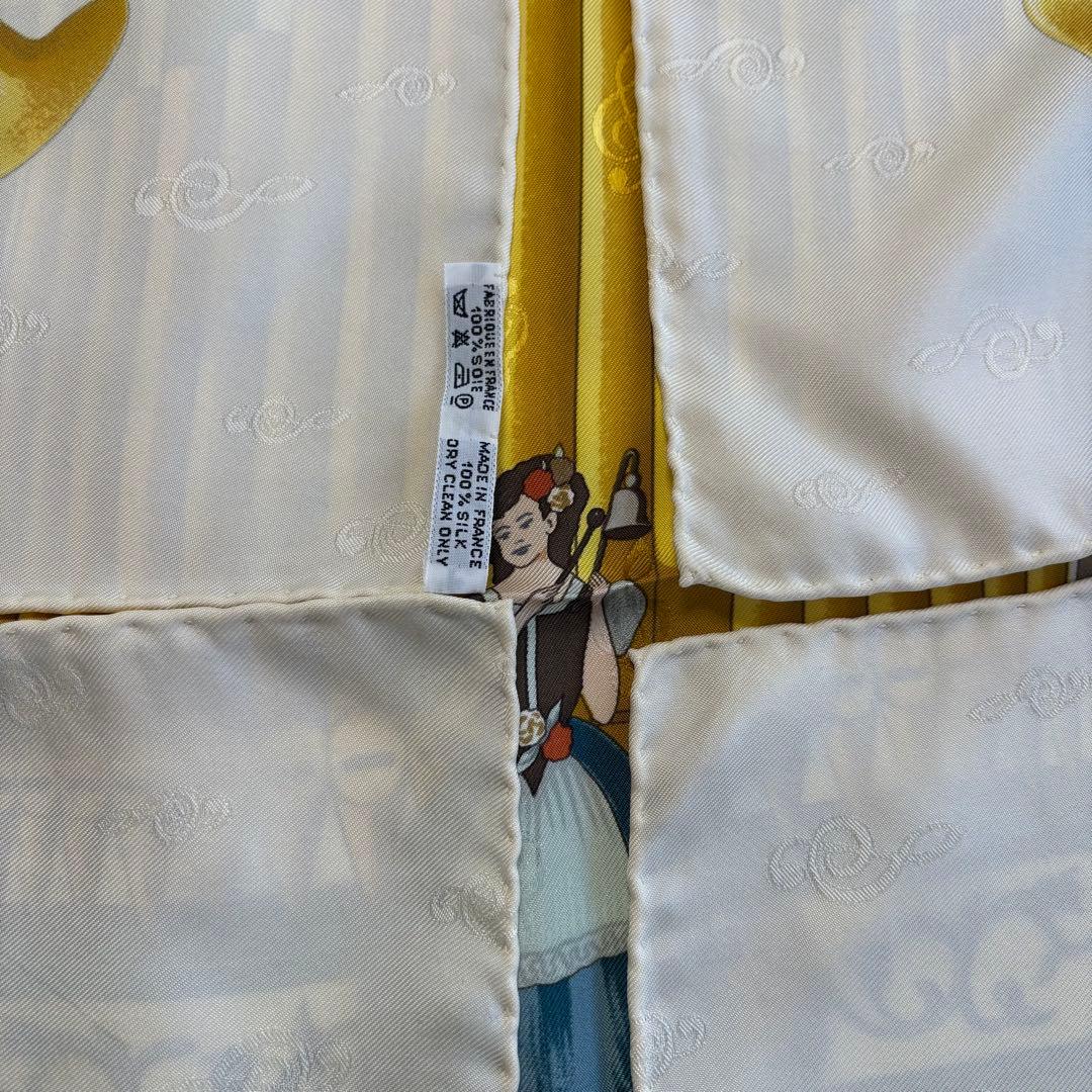 エルメス　カレ90　パイプオルガンと機械仕掛けの楽器