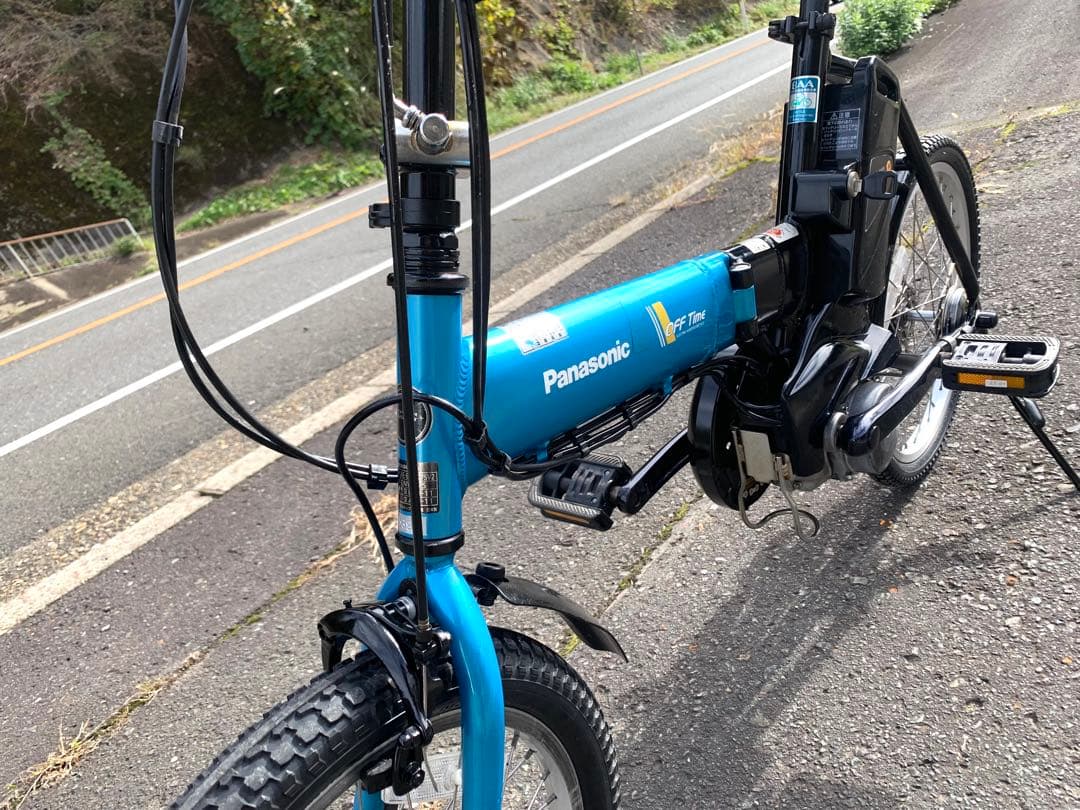 【動作確認済】送料無料Panasonic 折り畳み電動自転車Off Time