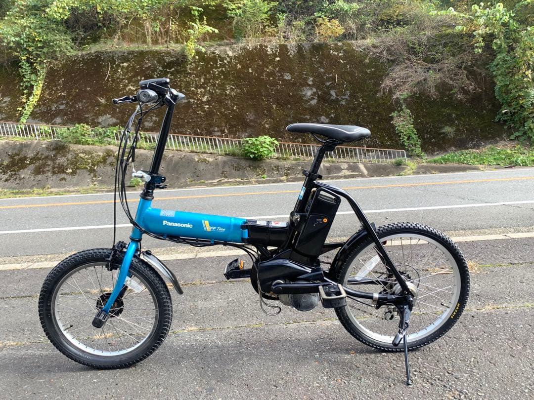 【動作確認済】送料無料Panasonic 折り畳み電動自転車Off Time