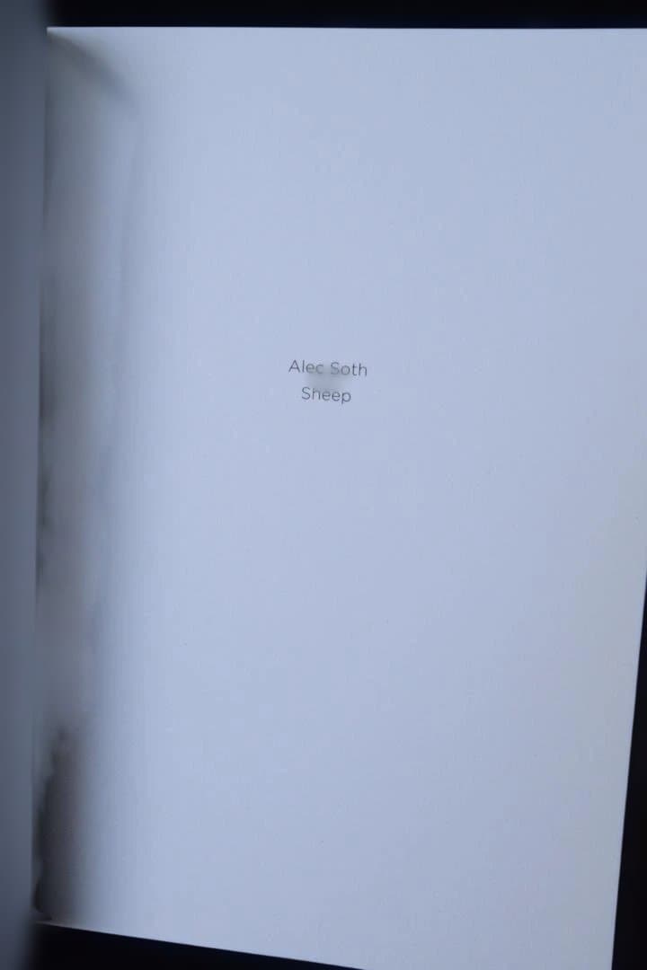 【Alec Soth：Sheep】800部限定　★新品・未読品・美本