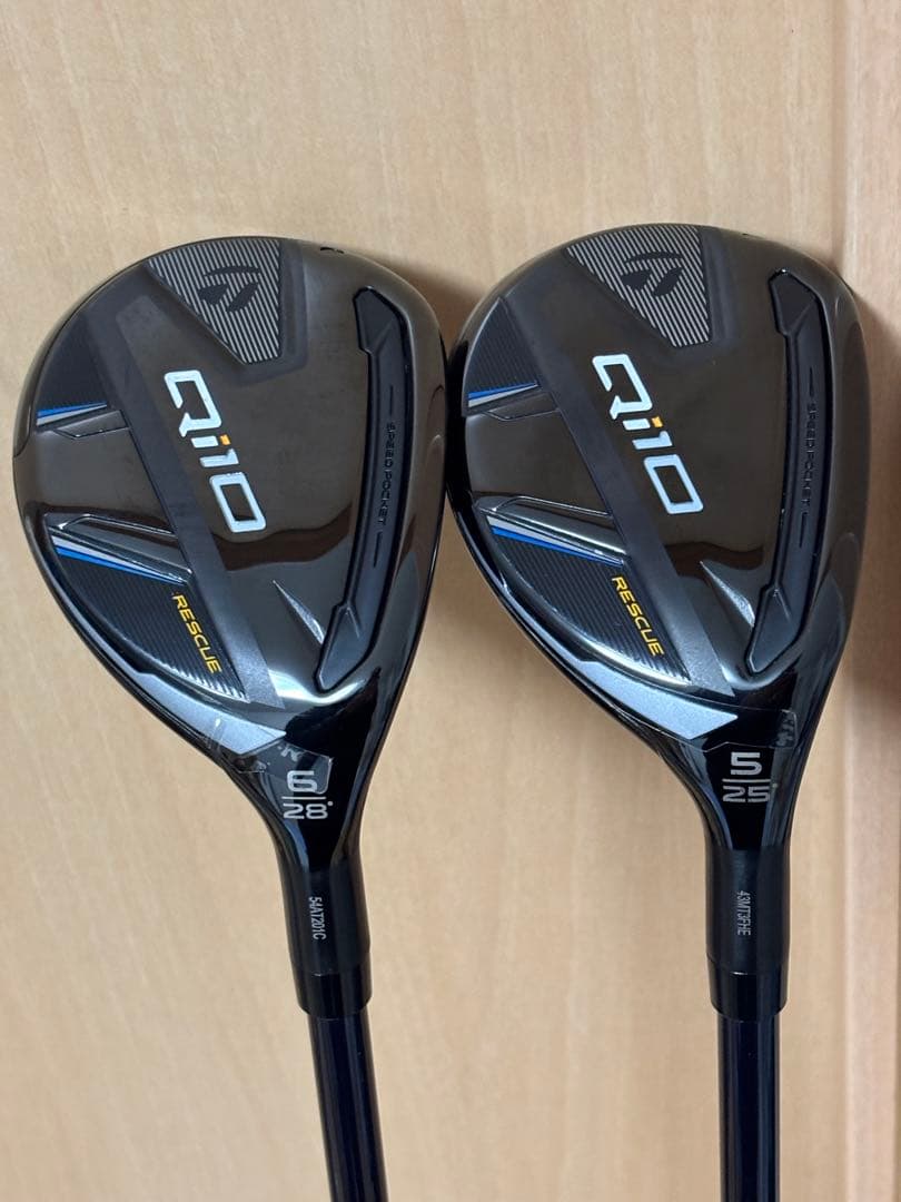 美品テーラーメイド Qi10 レスキュー 5U 25° 6U 28° 2本セット