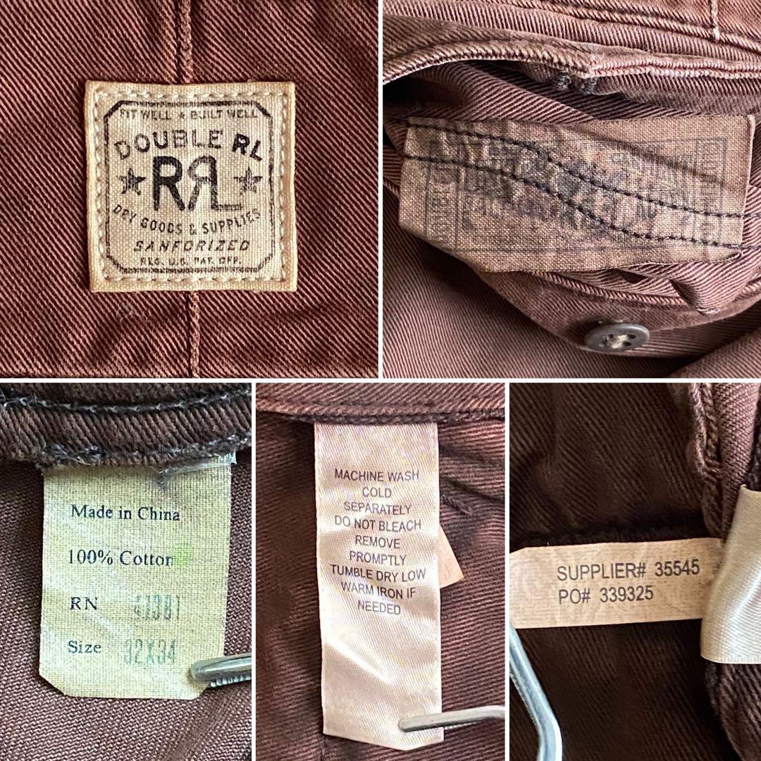 大戦モデル/W32 RRL M-41 ミリタリーパンツ ユニオンチケット 赤茶