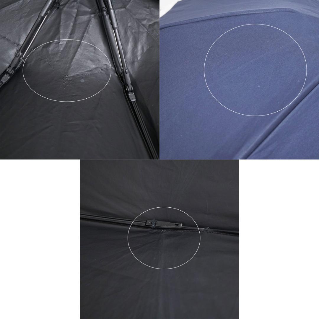 芦屋ロサブラン 完全遮光 USED品 3段 ネイビー×アイボリー 折りたたみ