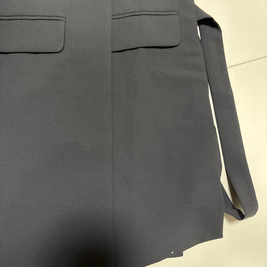 【新品タグ付き✨】ENFOLDエンフォルド カシュクールオープンベスト グレー