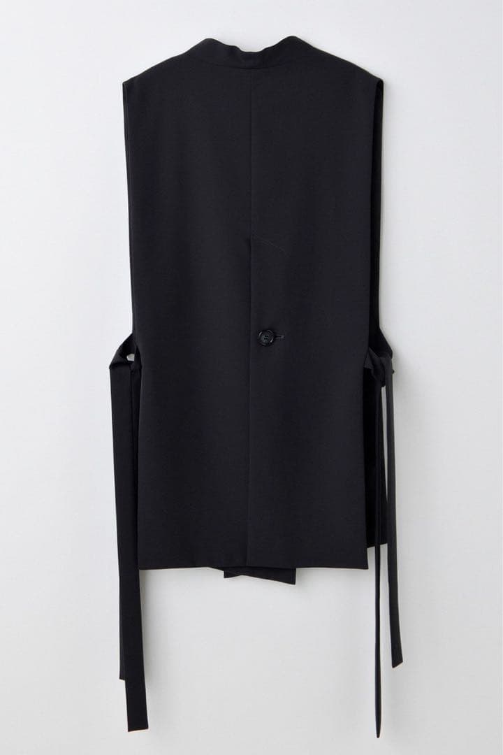 【新品タグ付き✨】ENFOLDエンフォルド カシュクールオープンベスト グレー