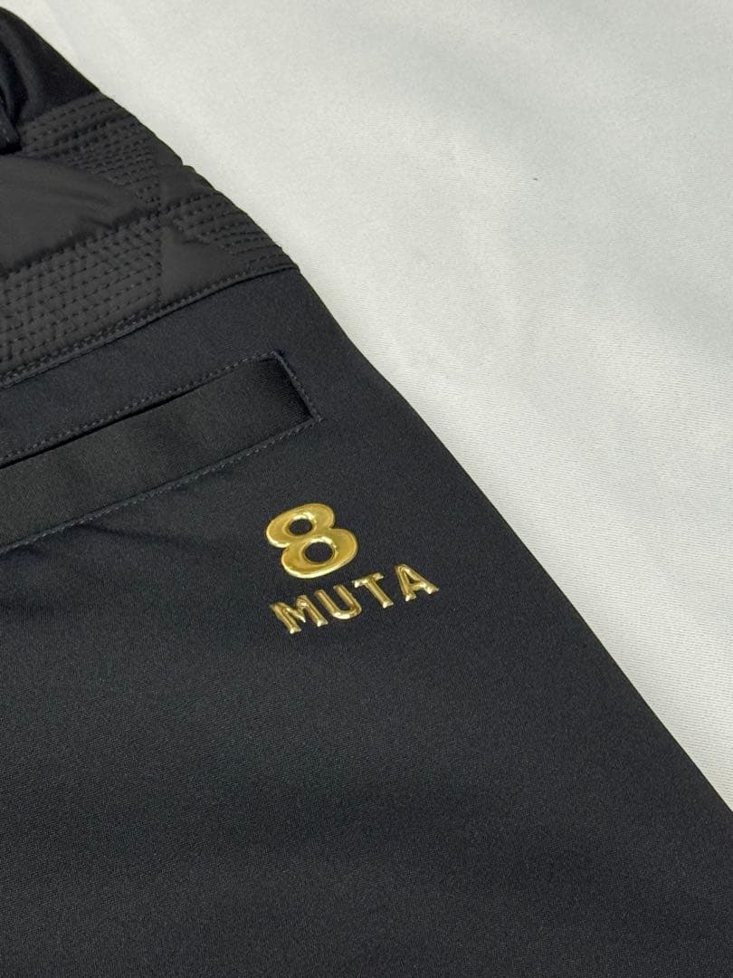 【定価41,800円】MUTA キルティングパンツ　ブラック　サイズ5