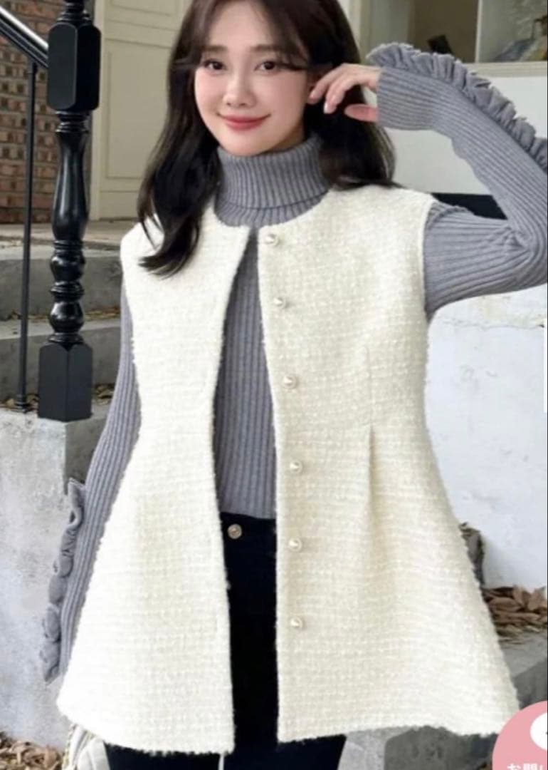 Birthday bash 完売商品　ツイードペプラム