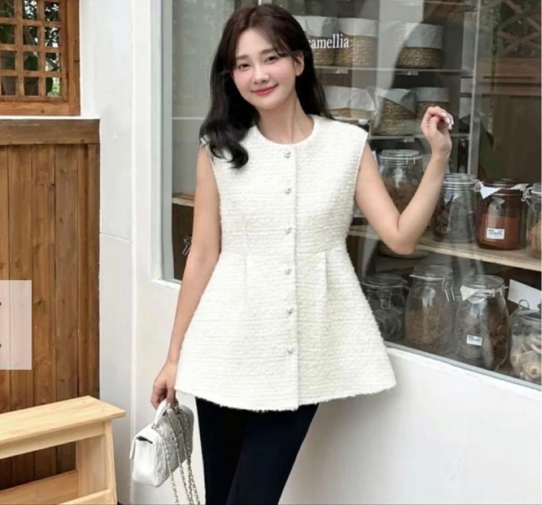 Birthday bash 完売商品　ツイードペプラム