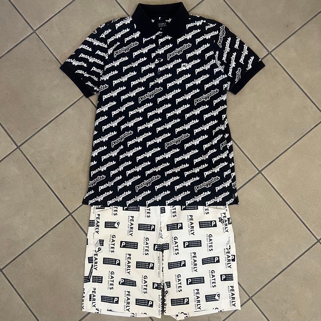 Pearly gates パーリーゲイツ　セットアップ　メンズ　総柄　ゴルフ　L