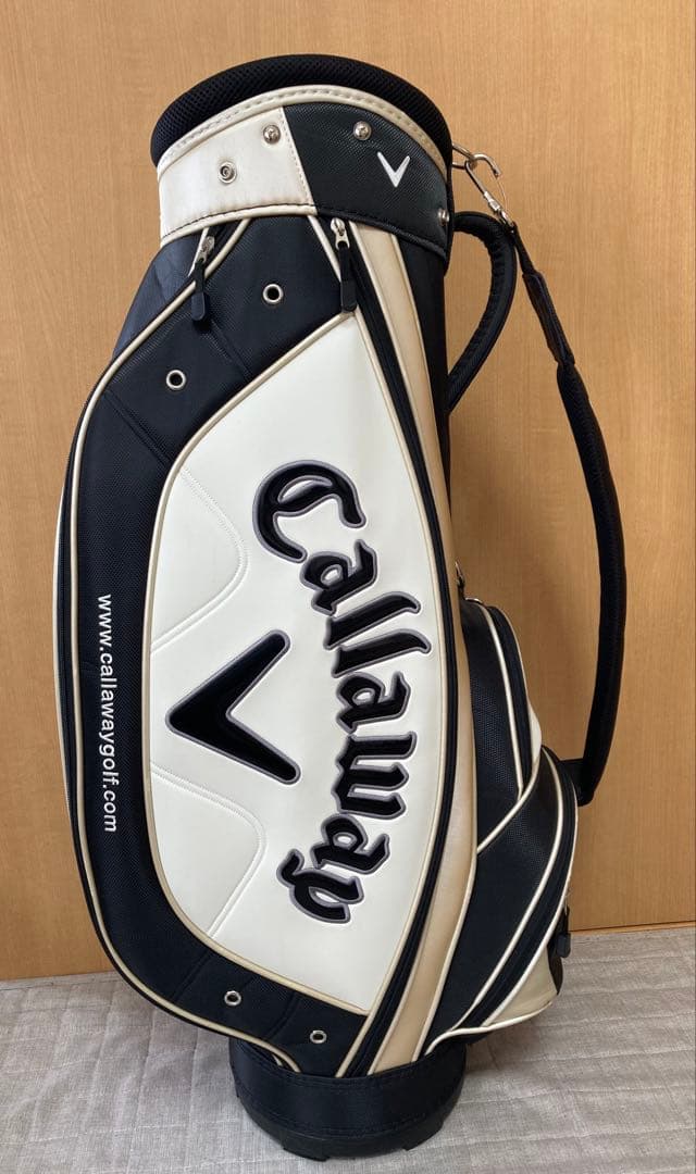 Callaway キャディバッグ 白/ゴールド/黒