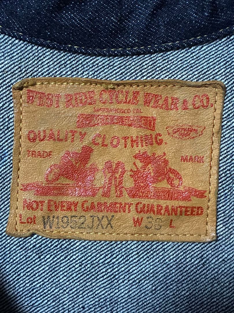 セットアップ WESTRIDE×WAREHOUSE バナーデニム 1952XX