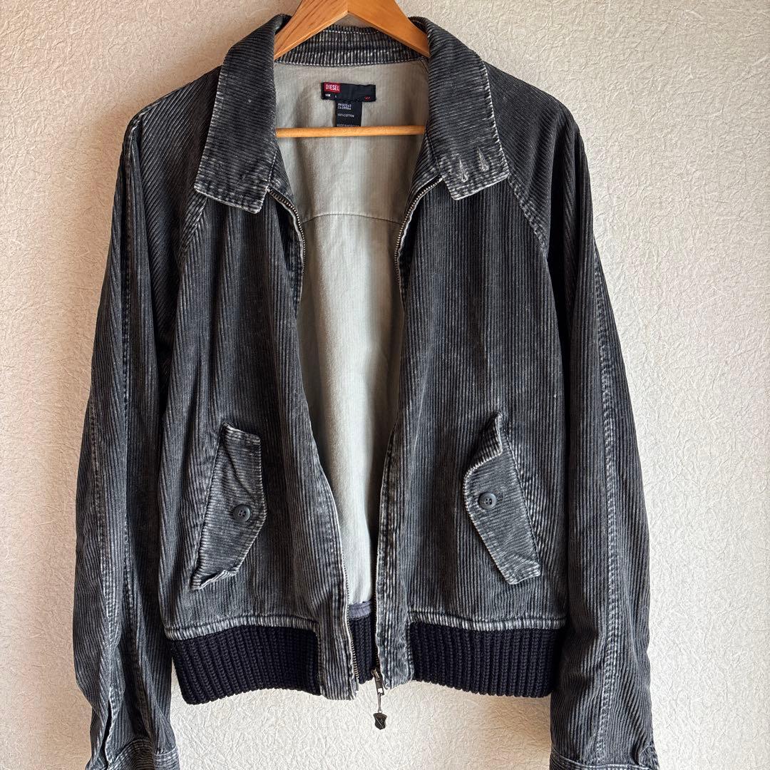 DIESEL コーデュロイジャケット Lサイズ グレー