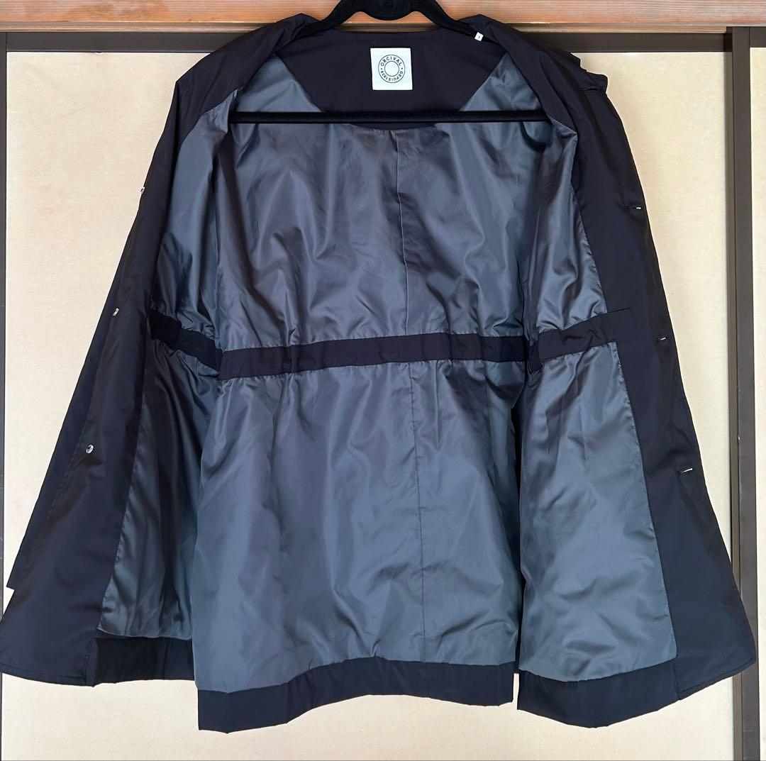 ORCIVAL オーシバル ビッグカラーブルゾン ジャケット ネイビー系　1