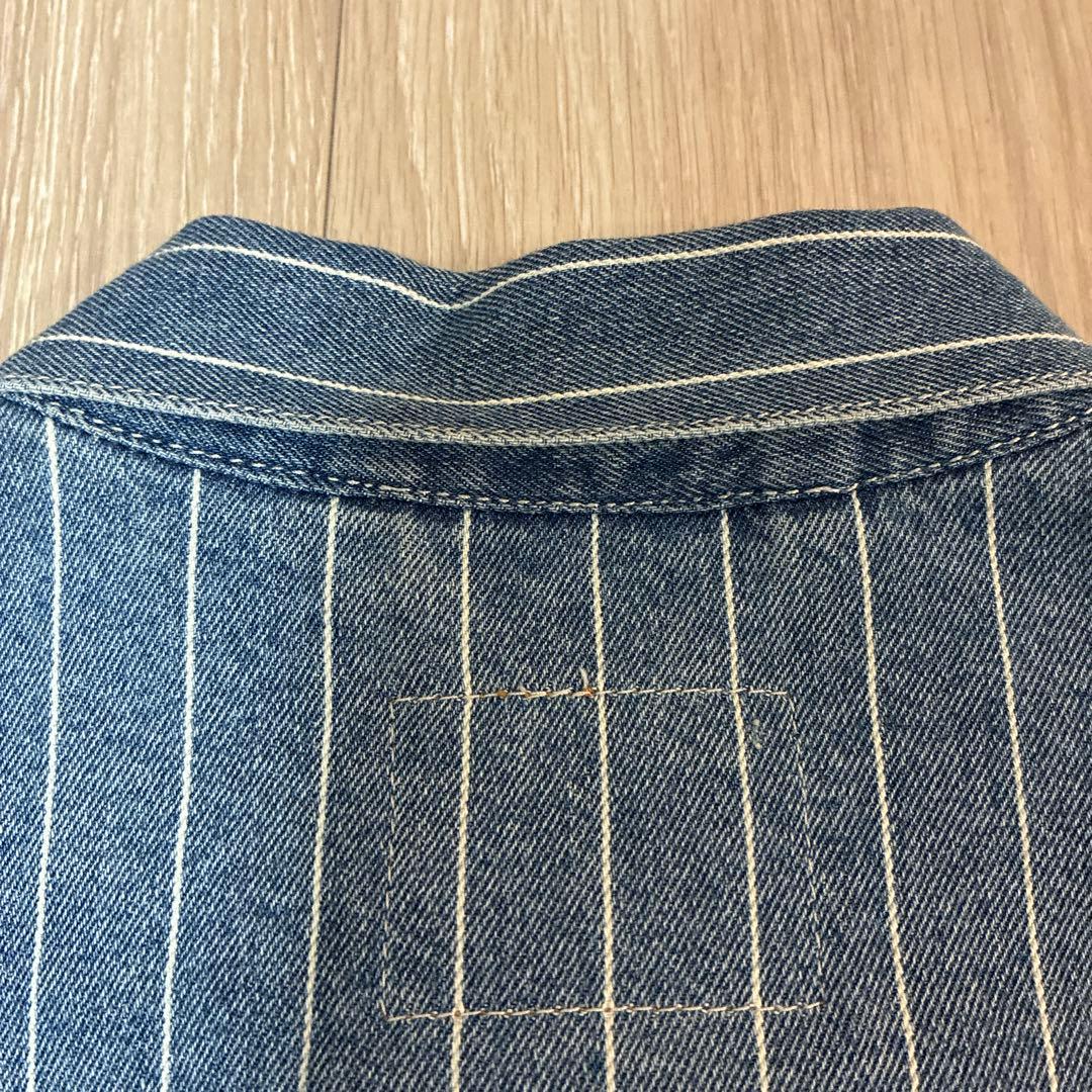 常田着 Levi's × Supreme ピンストライプ デニムジャケット