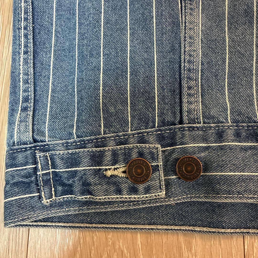 常田着 Levi's × Supreme ピンストライプ デニムジャケット