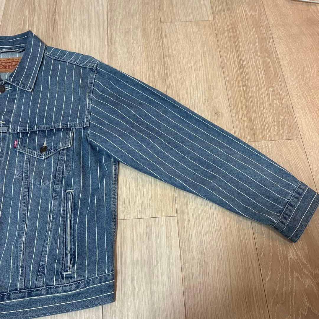 常田着 Levi's × Supreme ピンストライプ デニムジャケット