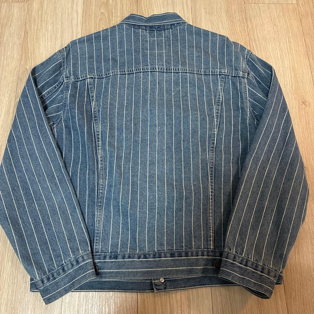 常田着 Levi's × Supreme ピンストライプ デニムジャケット