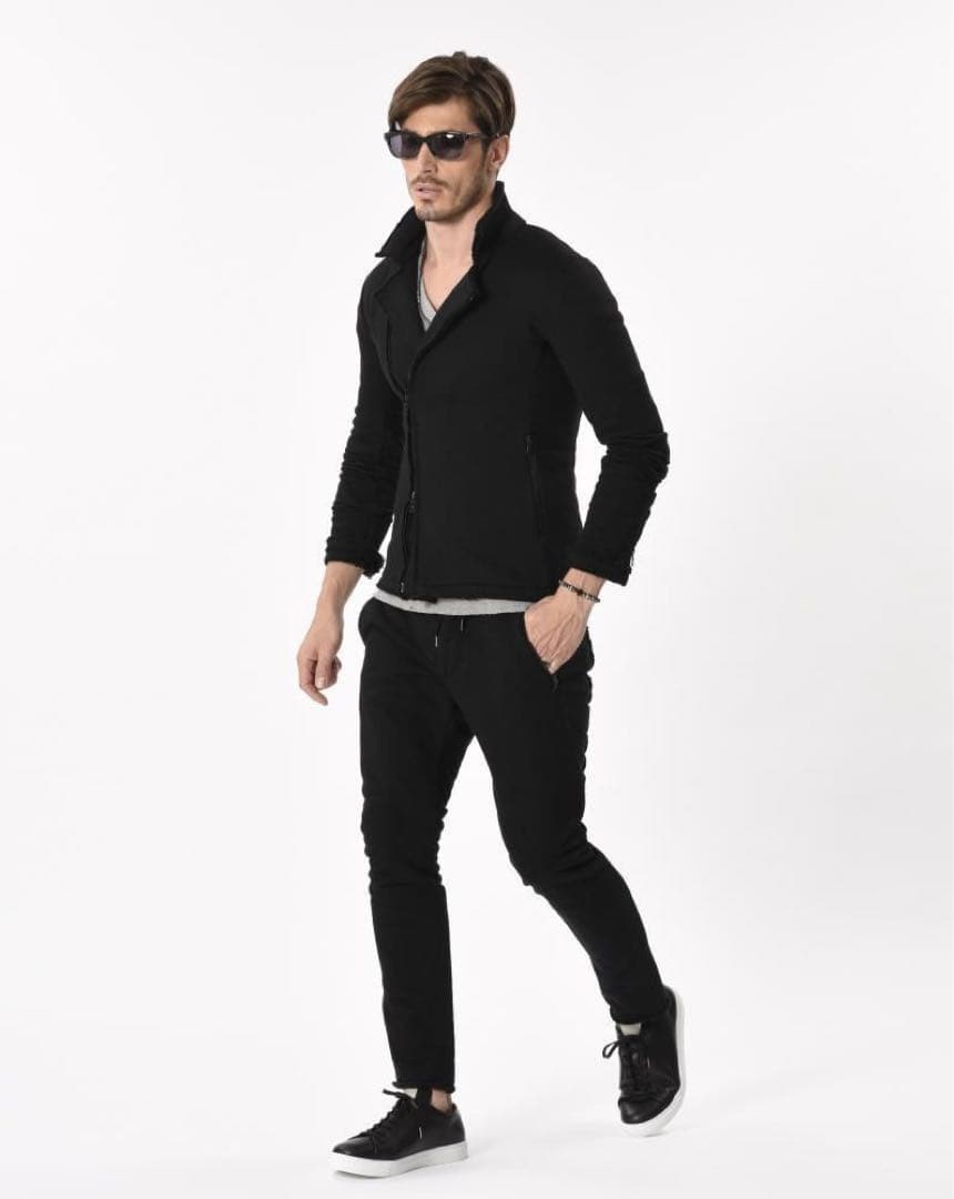 1804◆wjk ダブルジェイケイ ヘビージャジー ライダース M ブラック