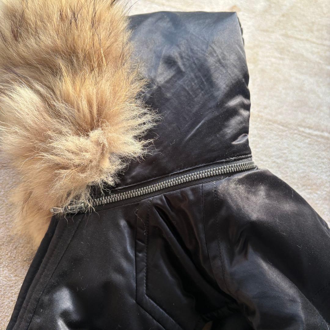 5351 POUR LES HOMMES ファー ダウンベストOpium フード