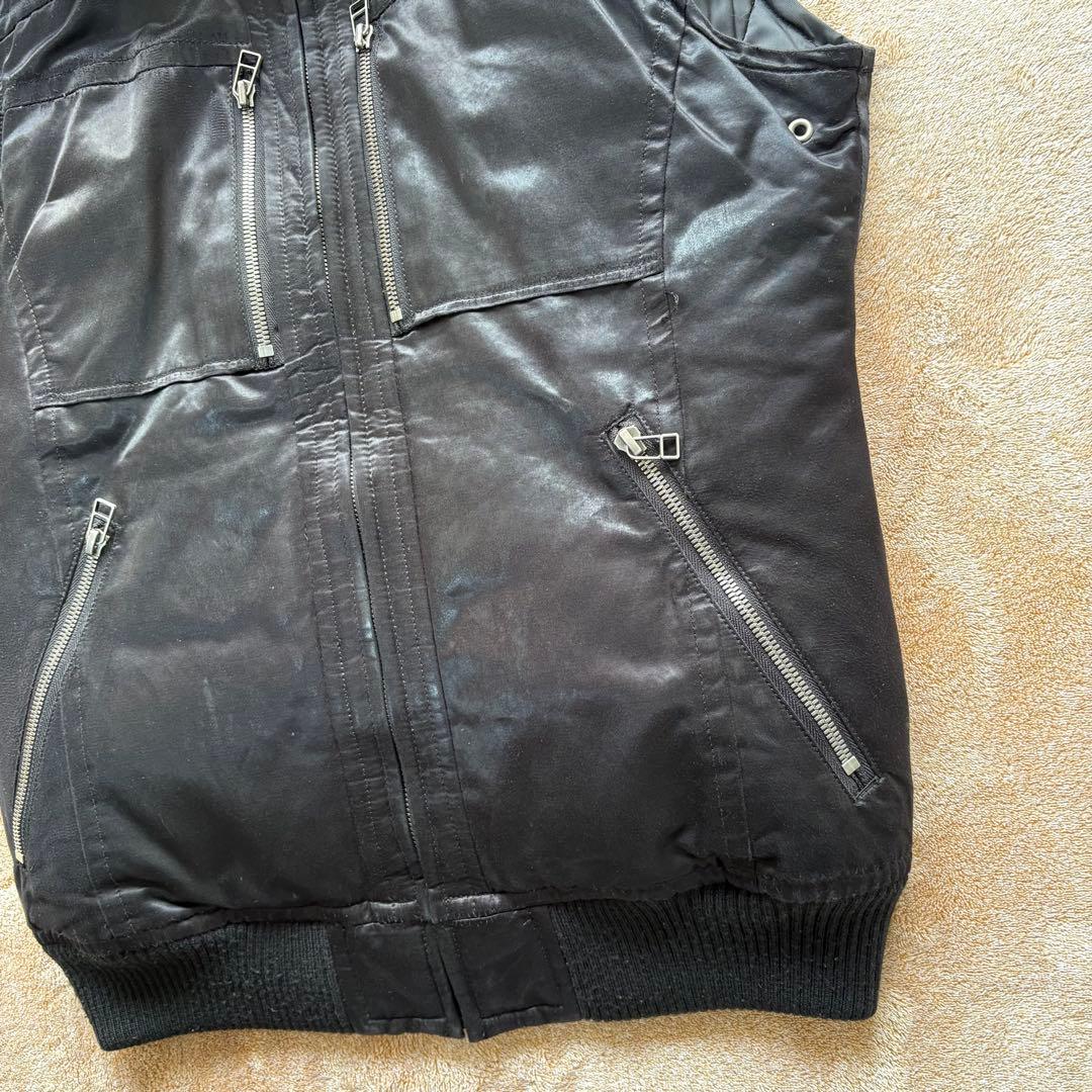 5351 POUR LES HOMMES ファー ダウンベストOpium フード