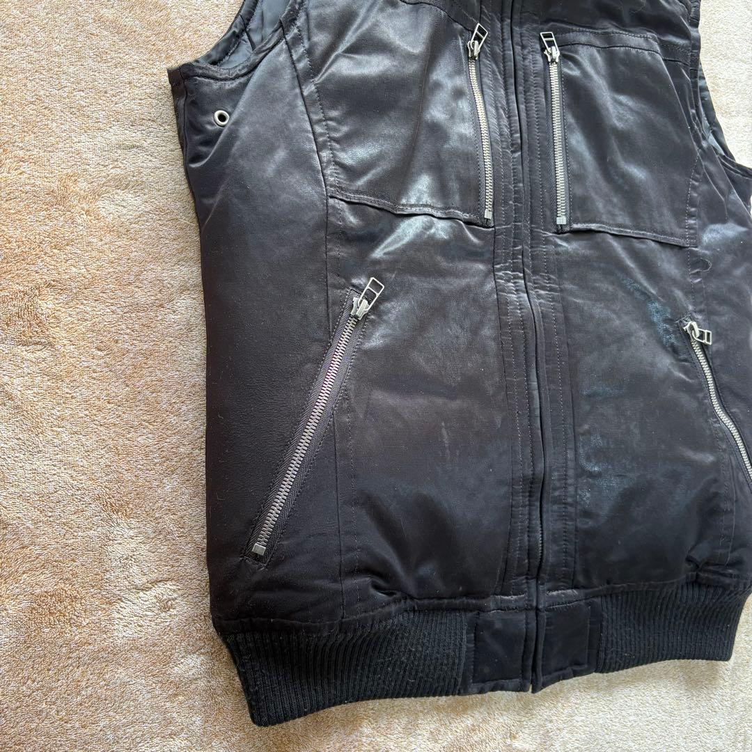 5351 POUR LES HOMMES ファー ダウンベストOpium フード