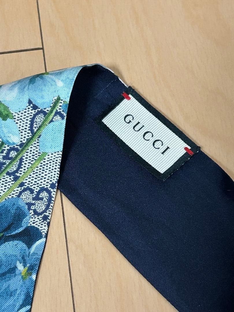 グッチ GUCCI スカーフ シルク100％ GGロゴ ストール　美品　最終価格