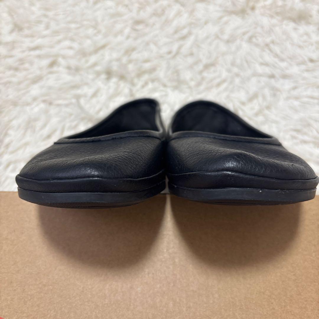 【美品】camper フラットシューズ　シンプル　レザー　38 24cm
