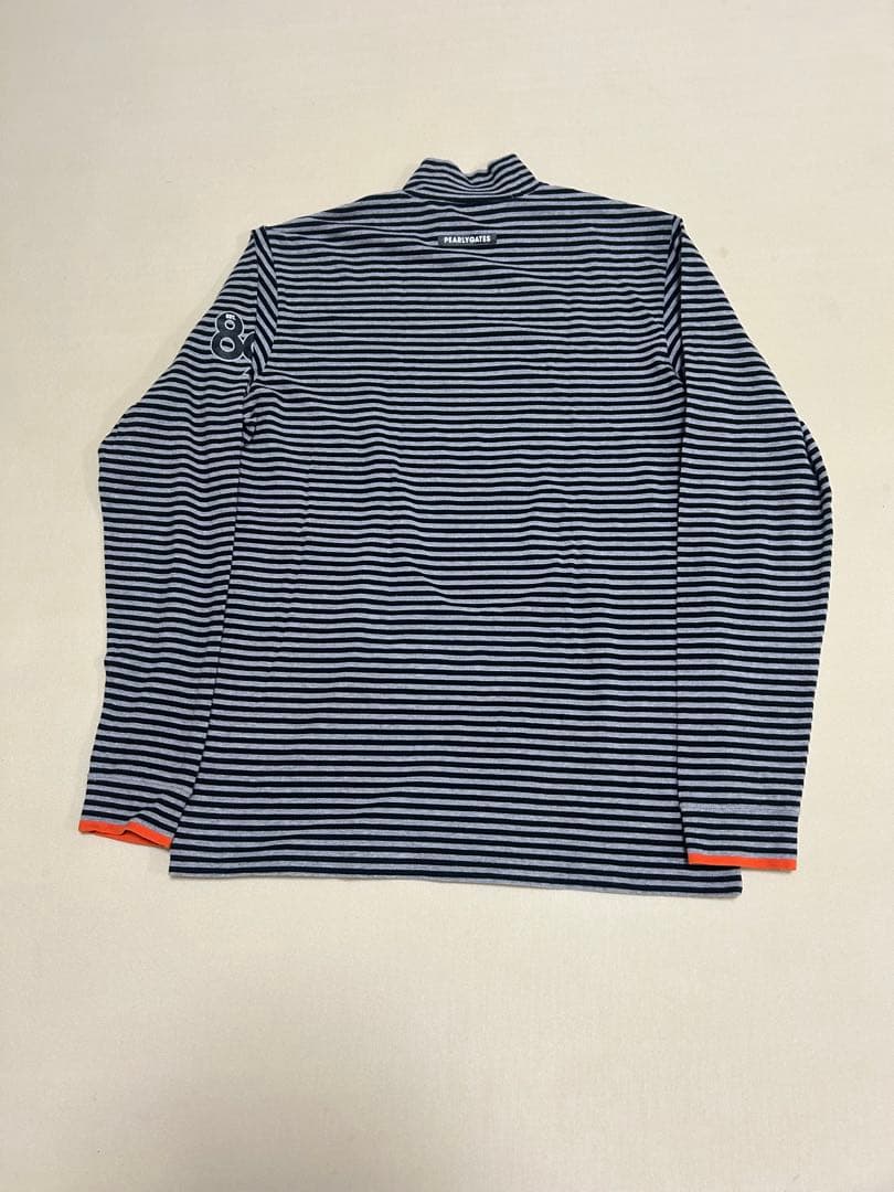 PEARLY GATES ボーダー　ハイネックカットソー　サイズ6