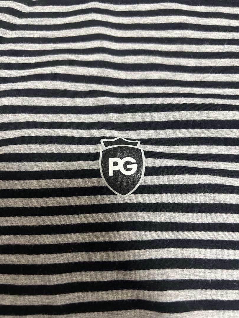 PEARLY GATES ボーダー　ハイネックカットソー　サイズ6