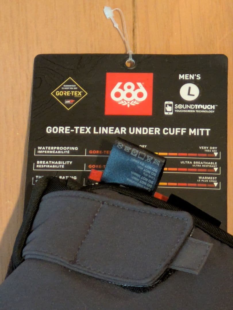686 GORE-TEX LINEAR UNDER CUFF MITT Lサイズ